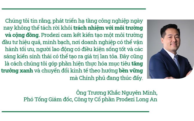 Xay ha tang xanh, van hanh tuan hoan: Prodezi tien phong phat trien khu cong nghiep ben vung