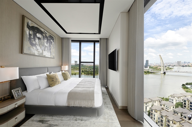 Masterise Homes viết tiếp câu chuyện di sản thời đại mới Bên trong căn hộ Marriott Residences phiên bản đặc biệt thực tế tại tòa Lake