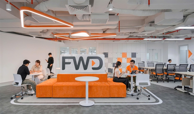 FWD cũng áp dụng công nghệ kỹ thuật số tại văn phòng mới để mang đến khách hàng các trải nghiệm mượt mà, nhanh chóng và tiện lợi hơn.