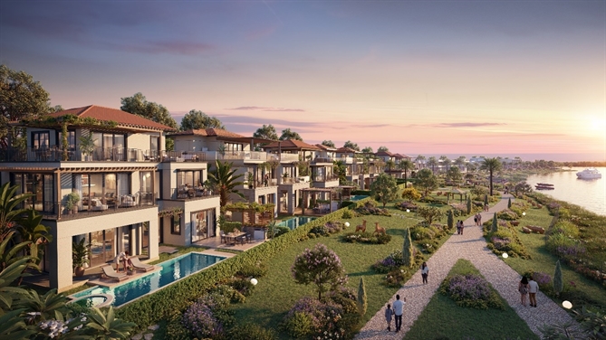 Những tư dinh The Pearl với tầm nhìn rộng mở, phóng khoáng