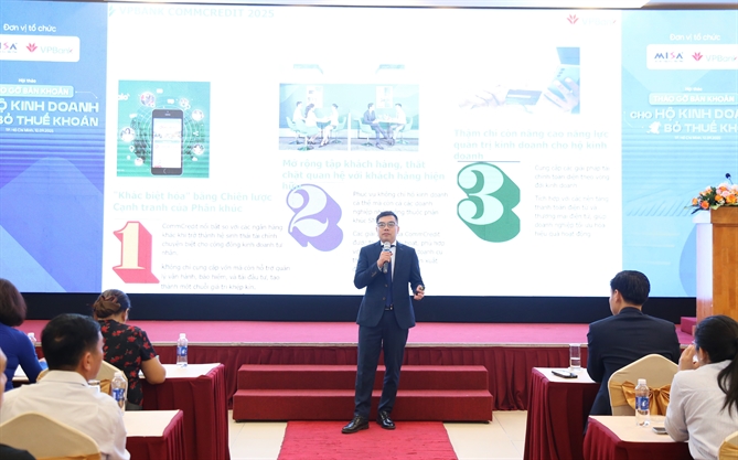 Ông Ngô Bình Nguyên, Giám đốc Phân khúc Hộ kinh doanh VPBank cam kết đồng hành cùng khách hàng