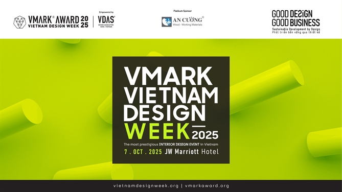 Vmark Vietnam Design Week 2025 chuan bi khai mac