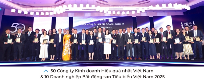 Le Vinh danh TOP 50 & TOP10 nam 2025