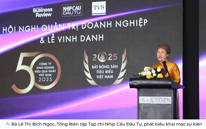 Le Vinh danh TOP 50 & TOP10 nam 2025