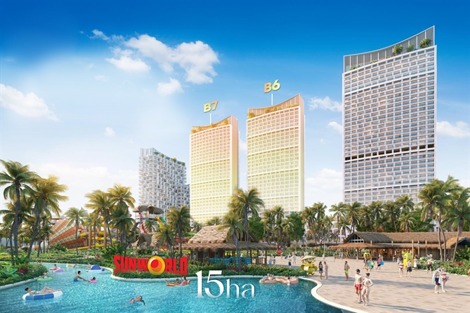 Phối cảnh 2 tòa tháp Blanca 6&7.