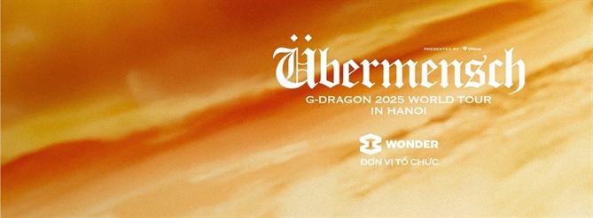 G-DRAGON 2025 WORLD TOUR [Übermensch] mo ban ve Day 2 tai 8Wonder Ocean City