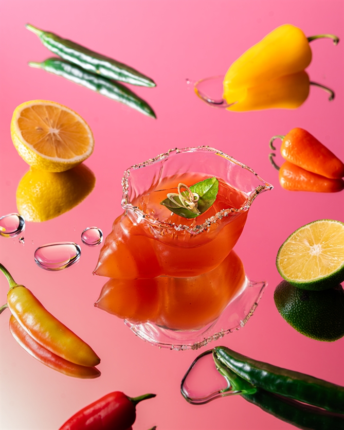 Món cocktail “Shell Hustle” đại diện cho Quận 4