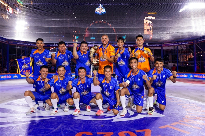 Đương kim vô địch toàn quốc Tiger Street Football 2025 đến từ miền Trung - Hai Trường FC 2 - với sự dẫn dắt tài tình của thủ lĩnh Wes Brown