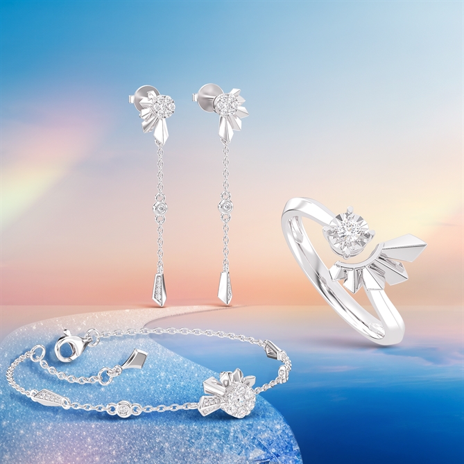 Bộ sưu tập My First Diamond của PNJ tôn vinh những bước tiến đầu tiên trên hành trình tỏa sáng của phái đẹp. Ảnh: PNJ