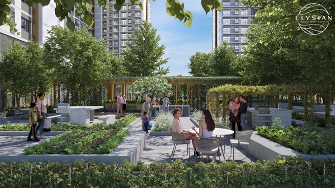 Công thức xây dựng cộng đồng tinh anh tại Elysian của Gamuda Land Hệ tiện ích cao cấp tại Elysian kiến tạo môi trường sống toàn diện cho cư dân nhiều thế hệ. Ảnh phối cảnh.