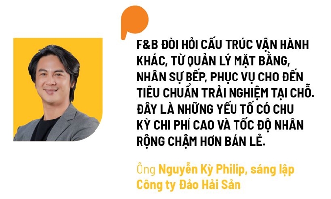 Bán lẻ hải sản lấn sân F&B?
