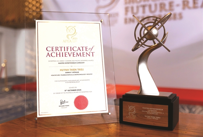 Ong Huynh Thien Trieu, Tong Giam doc Amway Viet Nam: Tien phong trong chien luoc cham soc suc khoe chu dong