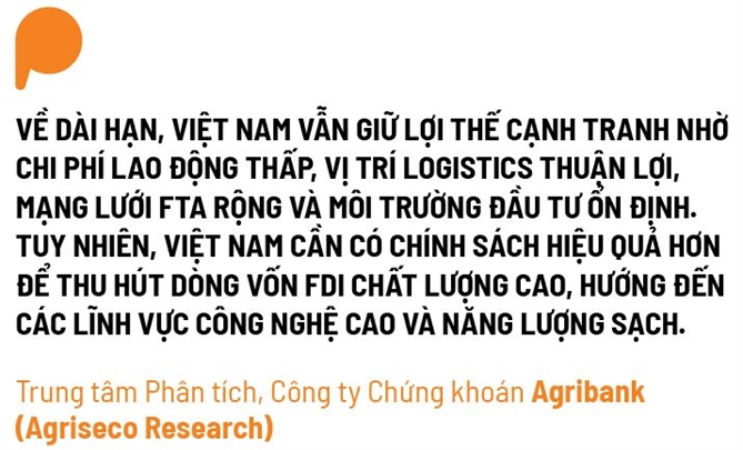 Về dài hạn, Việt Nam vẫn giữ lợi thế thu hút FDI