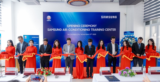 Trung tâm Đào tạo Điều hòa Không khí của Samsung tại Trường Đại học Sư phạm Kỹ thuật TP. Hồ Chí Minh chính thức đi vào hoạt động