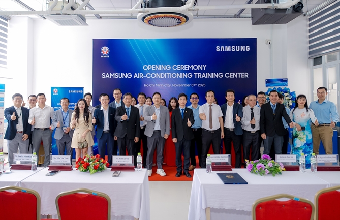 Đại học Sư phạm Kỹ thuật TP.HCM là đối tác chiến lược của Samsung trong suốt nhiều năm liền