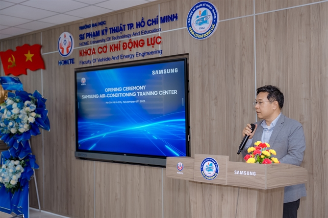 Samsung cam kết đồng hành cùng Việt Nam trong việc bồi dưỡng nguồn nhân lực kỹ thuật chất lượng cao ngành điều hòa không khí