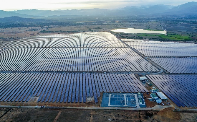 Cụm nhà máy điện mặt trời của BIM Group tại Khánh Hòa  