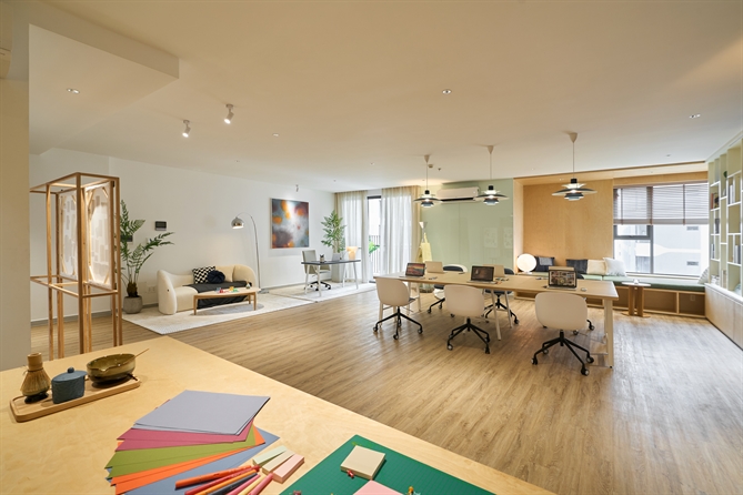 Văn phòng tại MT Eastmark City có thiết kế linh hoạt, phù hợp với nhiều mô hình làm việc hiện đại.