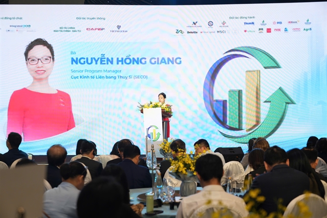 bà Nguyễn Hồng Giang - Senior Program Manager, Cục Kinh tế Liên bang Thụy Sĩ (SECO)