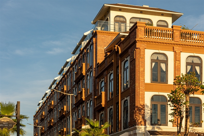 Heritage Shophouse Menas Zone Vỹ Dạ mở lối cho dòng tiền tăng trưởng kép Thiết kế không gian linh hoạt giúp Heritage Shophouse tối ưu hoạt động kinh doanh F&B và lưu trú