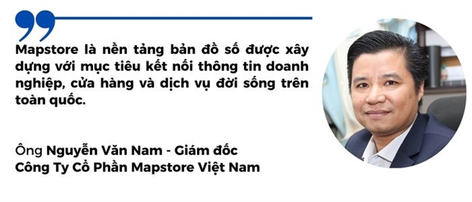 Mapstore: Kenh hien dien chuyen nghiep tren khong gian so cho doanh nghiep