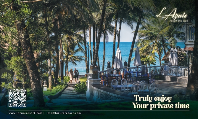 Dịch vụ xuất sắc từ những con người thực sự hạnh phúc L’Azure – Eo biển xanh Hạnh phúc