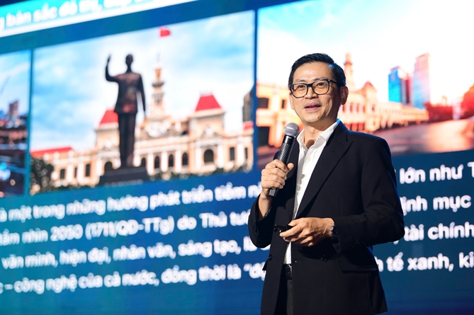 PGS. TS. Đinh Tiên Minh,Trưởng Bộ môn Marketing - Khoa Kinh doanh Quốc tế & Marketing, Trường Kinh doanh UEH, Đại học Kinh tế TP.HCM. Ảnh: TL.