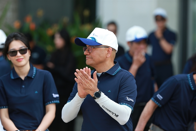 Ông Ashish Joshi, Tổng Giám đốc điều hành Suntory PepsiCo Việt Nam tại sự kiện.