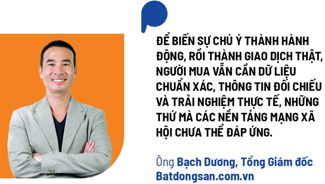 Proptech giữa gọng kìm Facebook, Tiktok