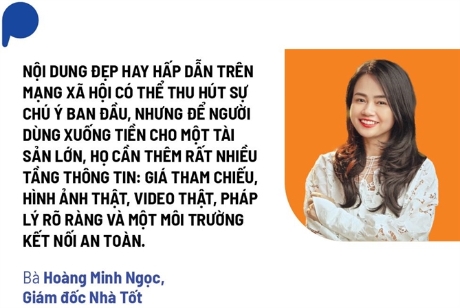 Proptech giữa gọng kìm Facebook, Tiktok