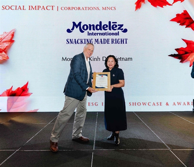 Mondelez Kinh Do named among Top 100 Sustainable Companies in Vietnam (CSI 2025) for the fourth time Mondelez Kinh Do was honored for the fourth consecutive year at the AmCham ESG Impact Showcase 2025.