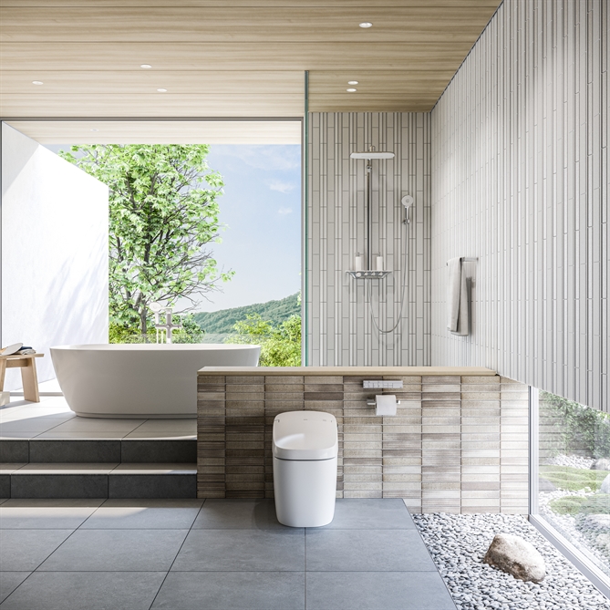 Nâng tầm không gian phòng tắm của bạn với triết lý “Live Well”