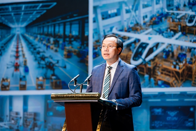 Tập đoàn CT Group công bố đầu tư hai dự án công nghệ trọng điểm Ông Đoàn Trung Kiên - Phó chủ tịch UBND tỉnh Tây Ninh phát biểu tại sự kiện