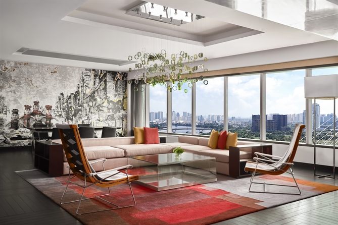 Nghỉ dưỡng đầy phong cách đón Tết Bính Ngọ tại Le Méridien Saigon Phòng Tổng Thống Đẳng Cấp rộng đến 200 mét vuông tại Le Méridien Saigon