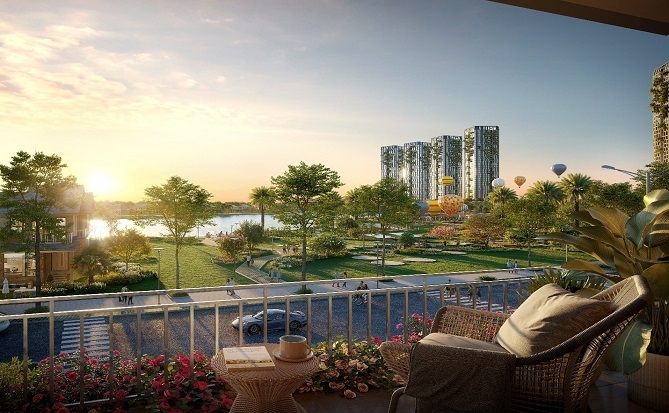 Không gian sống sôi động ngay bên thềm nhà kích thích tinh thần cư dân