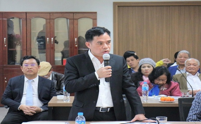 Ông Từ Thanh Huế, Phó Ban Đối ngoại nhân dân, Uỷ ban Mặt trận Tổ quốc Việt Nam hoàn toàn nhất trí với báo cáo của Hội