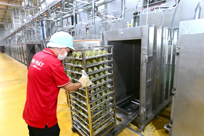 Với công nghệ đóng gói mới, bánh giò không chỉ kéo dài thời gian bảo quản mà còn đồng bộ chất lượng