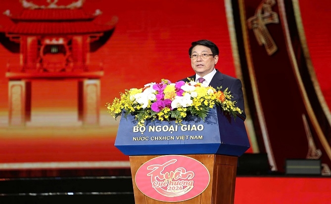 Chủ tịch nước Lương Cường phát biểu tại chương trình