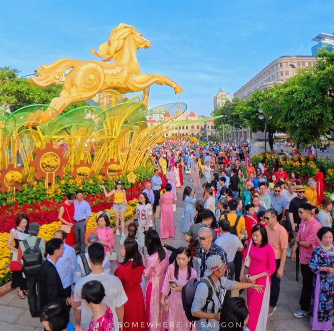 Trải nghiệm ngày và đêm tại Đường hoa 2026 Phạm Thế Hiển