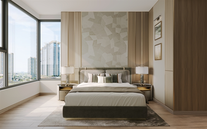 Mỗi góc căn hộ đều đón trọn bình minh mỗi sớm mai, tạo nên không gian sống tràn đầy năng lượng của Masteri Park Place 