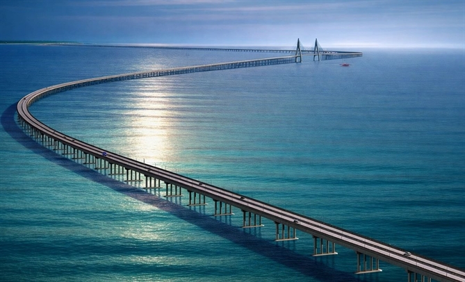 Đường vượt biển kết nối Cần Giờ - Vũng Tàu chỉ trong 10 phút thay vì hơn 3 giờ theo đường bộ hiện tại