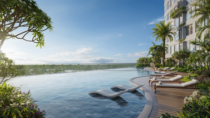 Khám phá Forest Onsen: Sản phẩm onsen trị liệu mỗi ngày từ nhà sáng lập Ecopark Bể bơi vô cực điện phân muối tại Forest Onsen