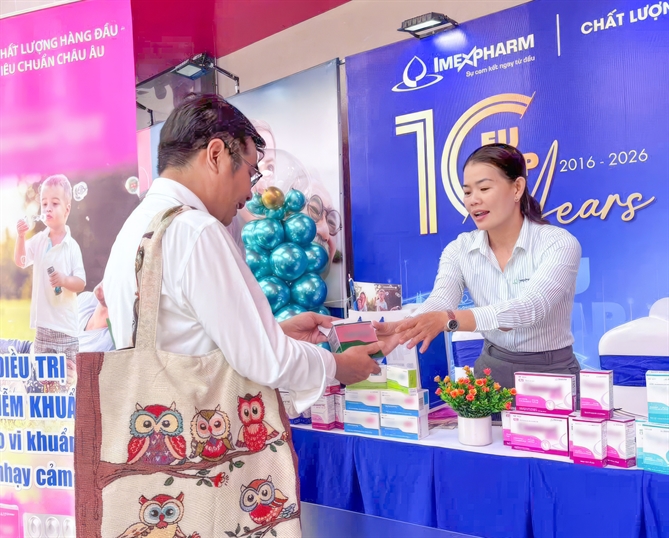 Imexpharm đồng hành cùng Hội nghị Khoa học Tai Mũi Họng 2026.