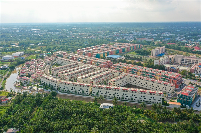 Khu dân cư Phước Thọ là một trong những dự án thể hiện rõ triết lý phát triển “Tinh hoa thế giới -bản sắc Việt Nam” mà tập đoàn của Bầu Hiển theo đuổi.