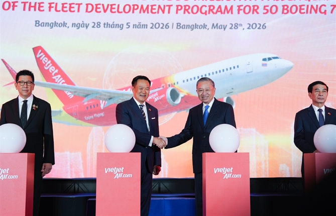 Vietjet chào mừng cột mốc 50 triệu lượt hành khách trên mạng bay Việt Nam – Thái Lan và công bố chương trình phát triển đội tàu bay Boeing 737-8.