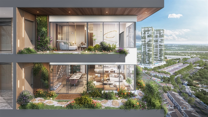 Penthouse với số lượng hữu hạn tại Forest Onsen