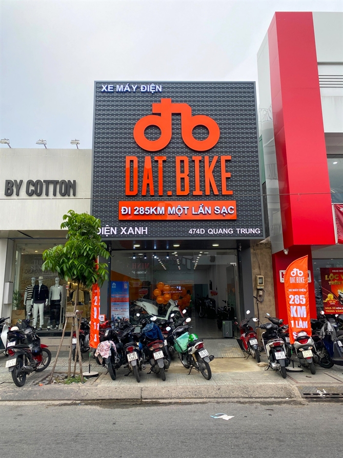 Cửa hàng xe máy điện Dat Bike Điện Xanh Gò Vấp