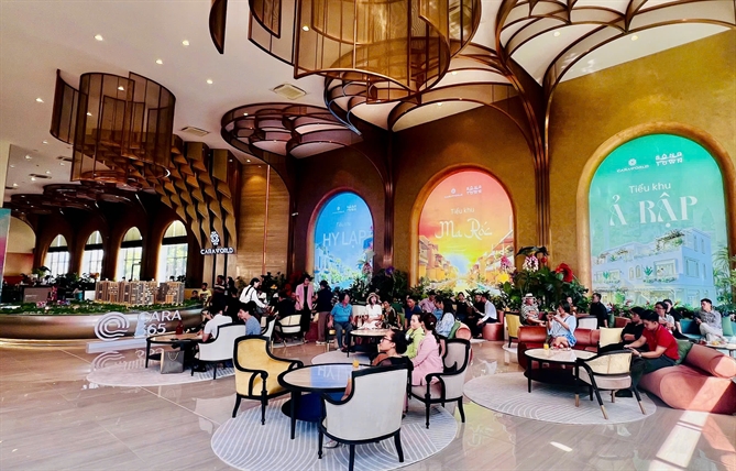 Nhiều nhà đầu tư quan tâm tìm hiểu sản phẩm nhà phố biển Sông Town thời gian gần đây