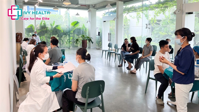 Ivy Health khám sức khoẻ định kỳ tại doanh nghiệp 