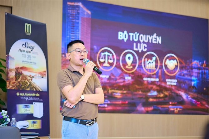 Đại diện M Riverside Danang chia sẻ tại sự kiện
